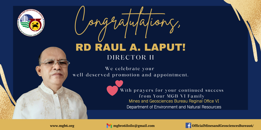 Congratulations, RD RAUL A. LAPUT!